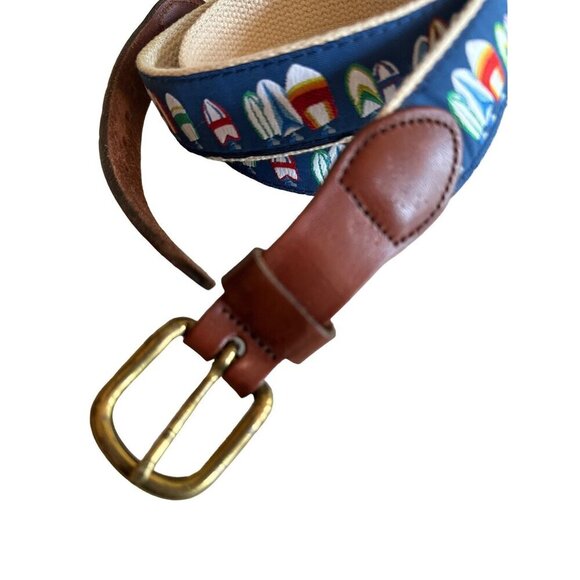 Leather Man Blue Dreidel Hanukkah Belt Size 46 - Picture 2 of 6